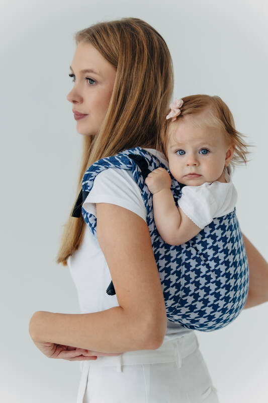 Lenny Lamb - Lenny Buckle Onbuhimo PRO baby carrier PRO PATA DE GALLO PUZZLE