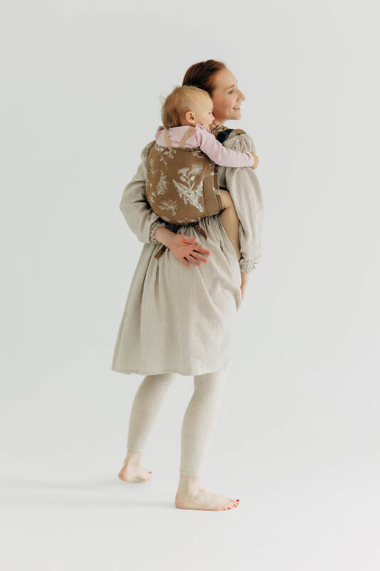 Lenny Lamb - Lenny Buckle Onbuhimo PRO baby carrier PRO HERBARIUM RAINDROPS
