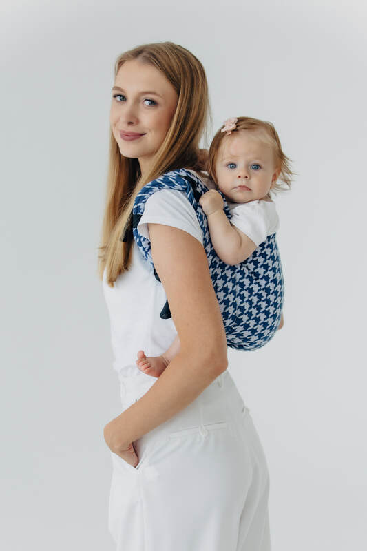 Lenny Lamb - Lenny Buckle Onbuhimo PRO baby carrier PRO PATA DE GALLO PUZZLE