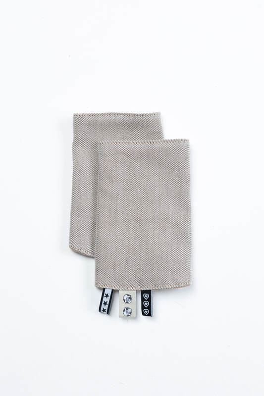 Lenny Lamb - Drool Pads (100% cotton) - PEANUT BUTTER PEANUT BUTTER