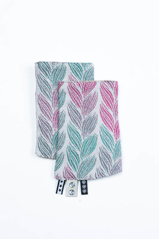 Lenny Lamb - Drool Pads (100% cotton) - TANGLED - PLAIT TANGLED PLAIT