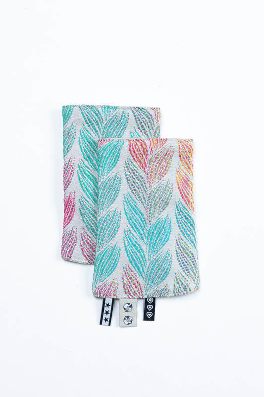 Lenny Lamb - Drool Pads (100% cotton) - TANGLED - PLAIT TANGLED PLAIT