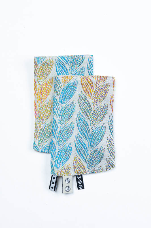 Lenny Lamb - Drool Pads (100% cotton) - TANGLED - PLAIT TANGLED PLAIT