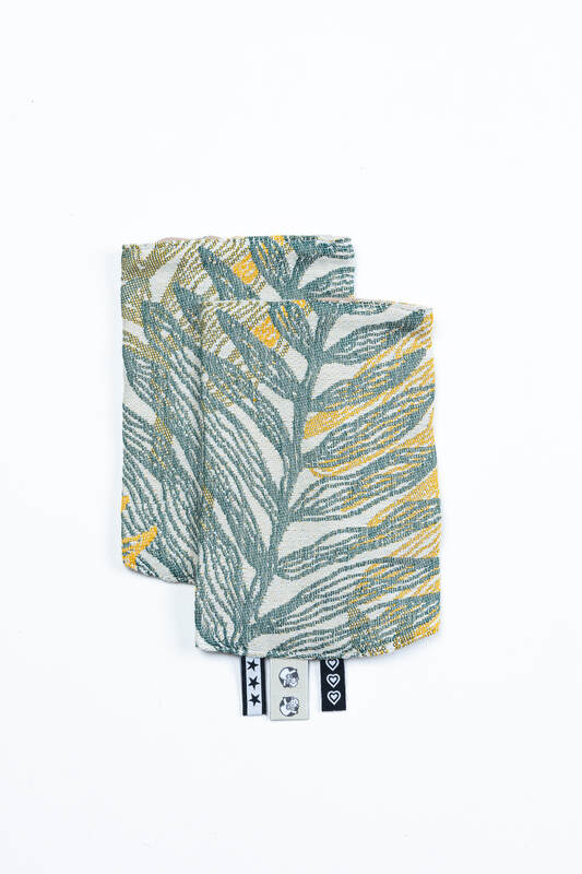 Lenny Lamb - Drool Pads (100% cotton) - RAINFOREST - SELVA RAINFOREST SELVA