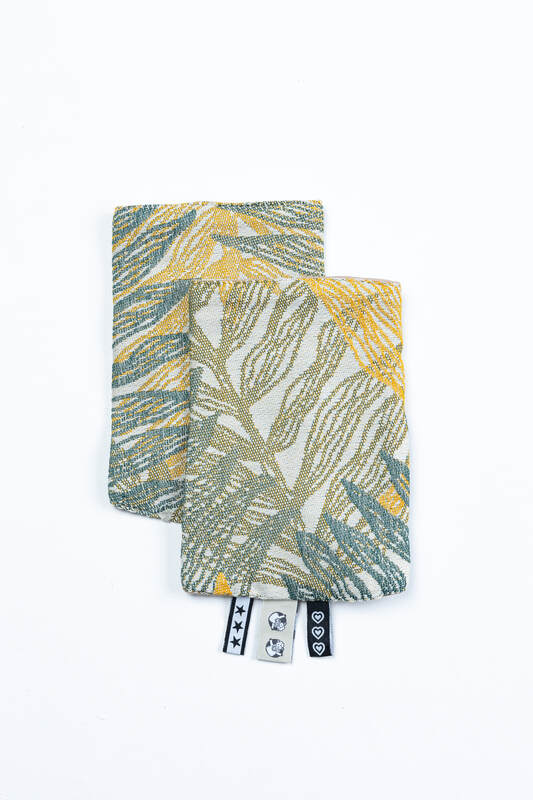 Lenny Lamb - Drool Pads (100% cotton) - RAINFOREST - SELVA RAINFOREST SELVA