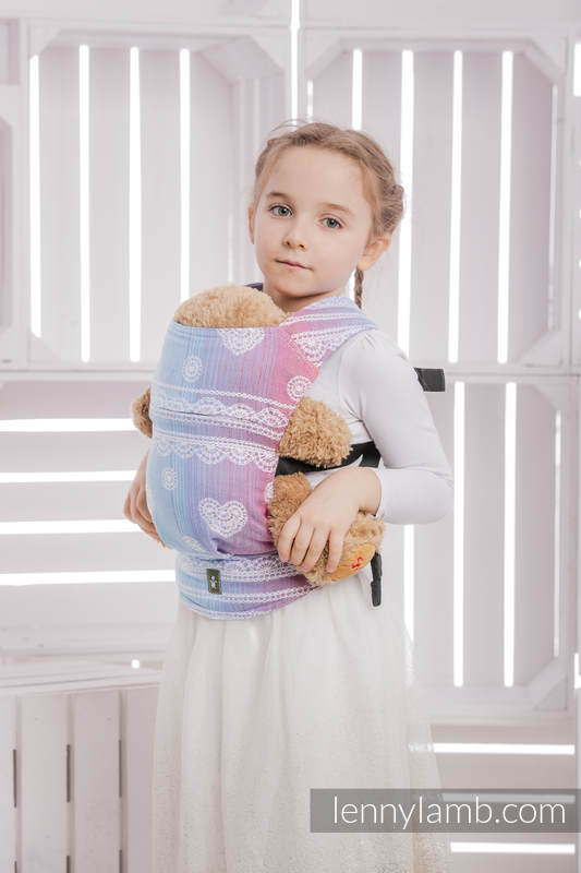 Lenny Lamb - Doll Carrier made of woven fabric (100% cotton) - RAINBOW LACE RAINBOW LACE