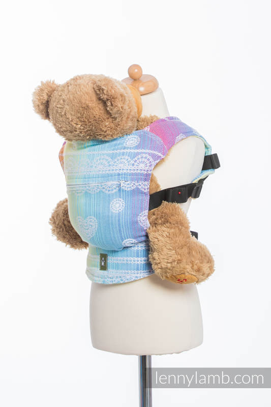 Lenny Lamb - Doll Carrier made of woven fabric (100% cotton) - RAINBOW LACE RAINBOW LACE