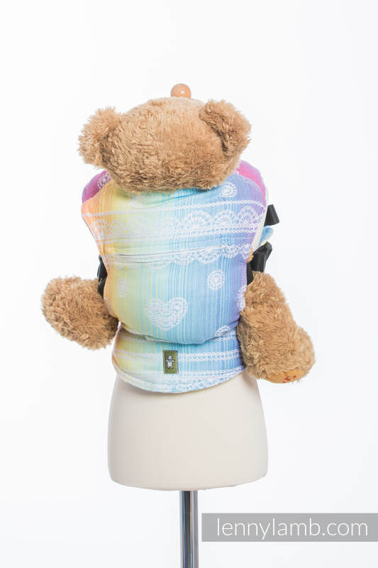 Lenny Lamb - Doll Carrier made of woven fabric (100% cotton) - RAINBOW LACE RAINBOW LACE