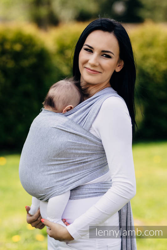 Lenny Lamb - Stretchy/Elastic Baby Sling - Chalcedony - standard size 5.0 m (grade B) B