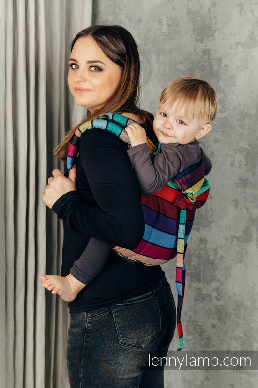 Lenny Lamb - Lenny Buckle Onbuhimo baby carrier CAROUSEL OF COLORS