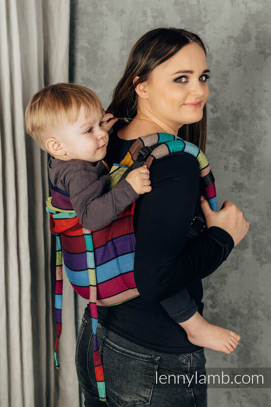 Lenny Lamb - Lenny Buckle Onbuhimo baby carrier CAROUSEL OF COLORS