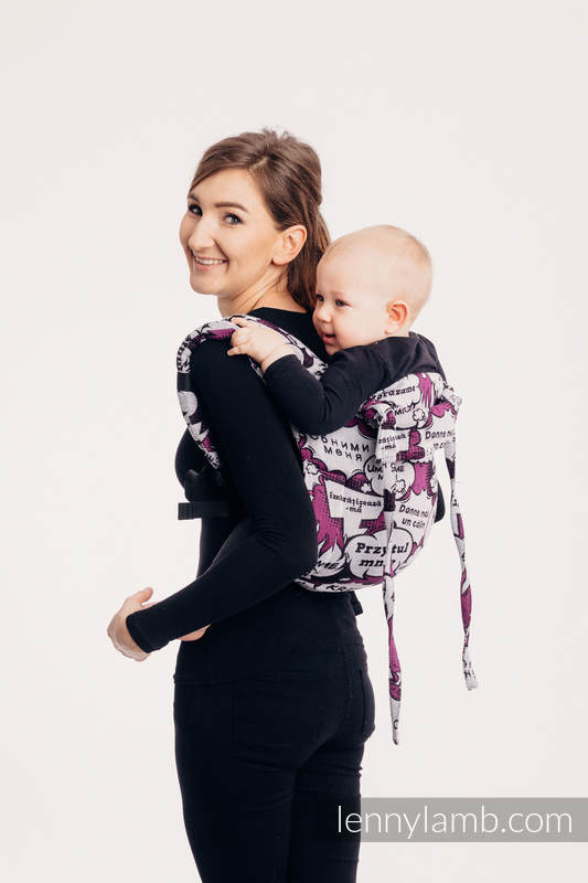 Lenny Lamb - Lenny Buckle Onbuhimo baby carrier HUG ME PINK