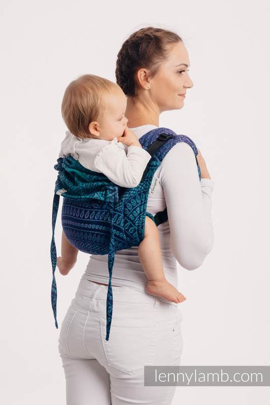 Lenny Lamb - Lenny Buckle Onbuhimo baby carrier PEACOCK S TAIL PROVANCE