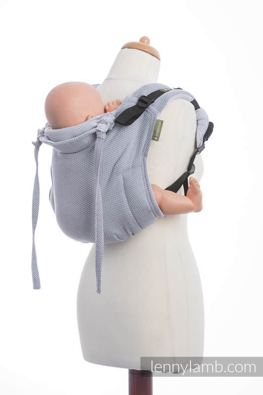 Lenny Lamb - Lenny Buckle Onbuhimo baby carrier LITTLE HERRINGBONE GREY