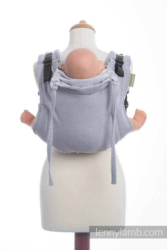 Lenny Lamb - Lenny Buckle Onbuhimo baby carrier LITTLE HERRINGBONE GREY