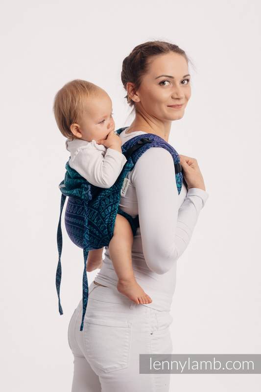 Lenny Lamb - Lenny Buckle Onbuhimo baby carrier PEACOCK S TAIL PROVANCE