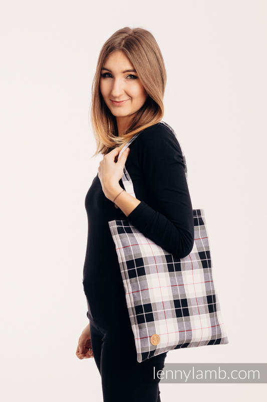 Lenny Lamb - Shopping bag made of wrap fabric (100% cotton) - ARCADIA PLAID ARCADIA PLAID