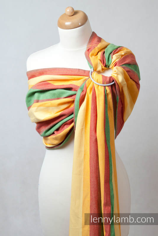 Lenny Lamb - Ring Sling - 100% Cotton - Broken Twill Weave - with gathered shoulder - Summer 