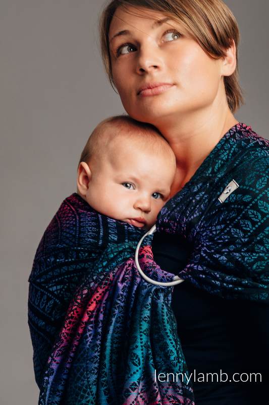 Lenny Lamb - Ring Sling PEACOCK S TAIL BLACK OPAL