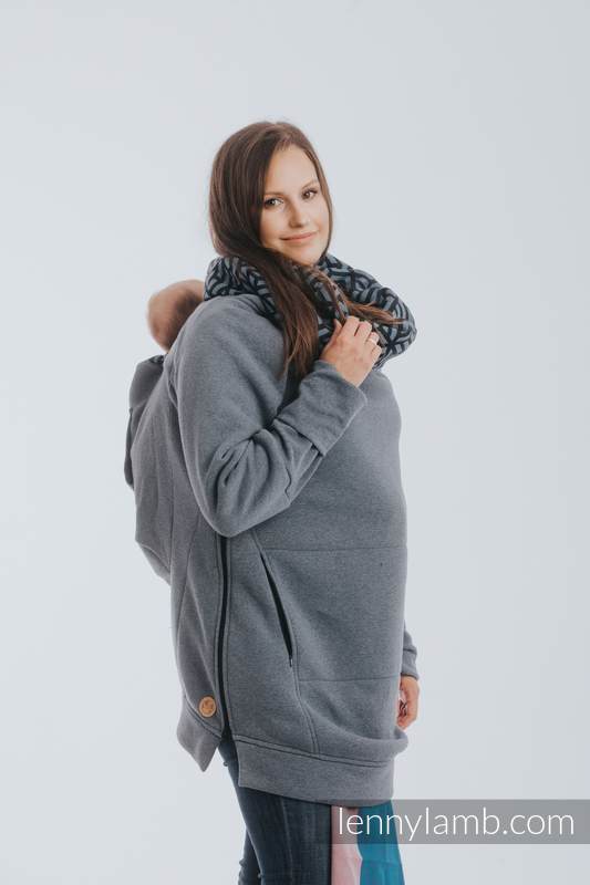 Lenny Lamb - Babywearing Sweatshirt 3.0 - Jeans with Kyanit - size M M