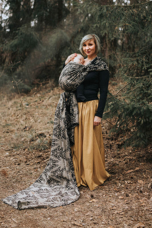 Lenny Lamb - Тъкан слинг-шал QUEEN OF THE NIGHT PAMINA XL