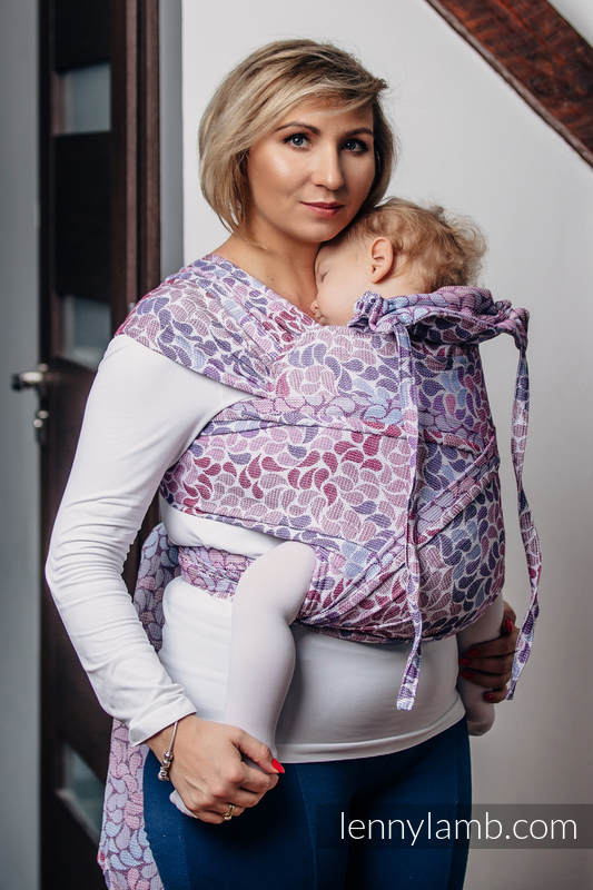 Lenny Lamb - WRAP-TAI carrier Mini with hood/ jacquard twill / 100% cotton / COLORS OF FANTASY WRAP TAI COLORS OF FANTASY