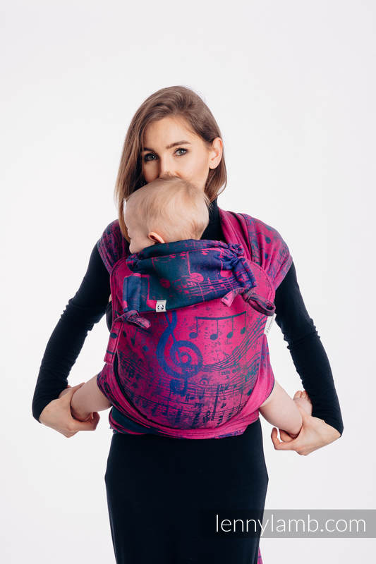 Lenny Lamb - WRAP-TAI carrier Mini with hood/ jacquard twill / 43% cotton WRAP TAI SYMPHONY DESIRE