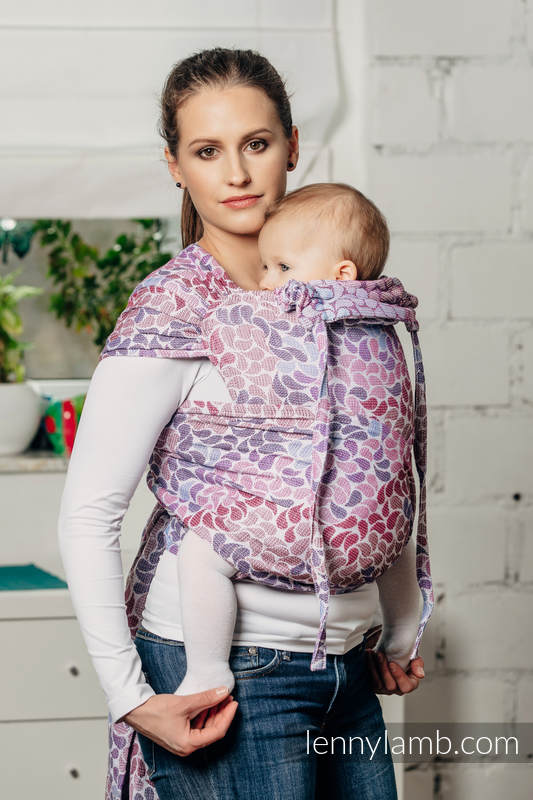 Lenny Lamb - WRAP-TAI carrier Toddler with hood/ jacquard twill / 100% cotton / COLORS OF FANTASY WRAP TAI COLORS OF FANTASY