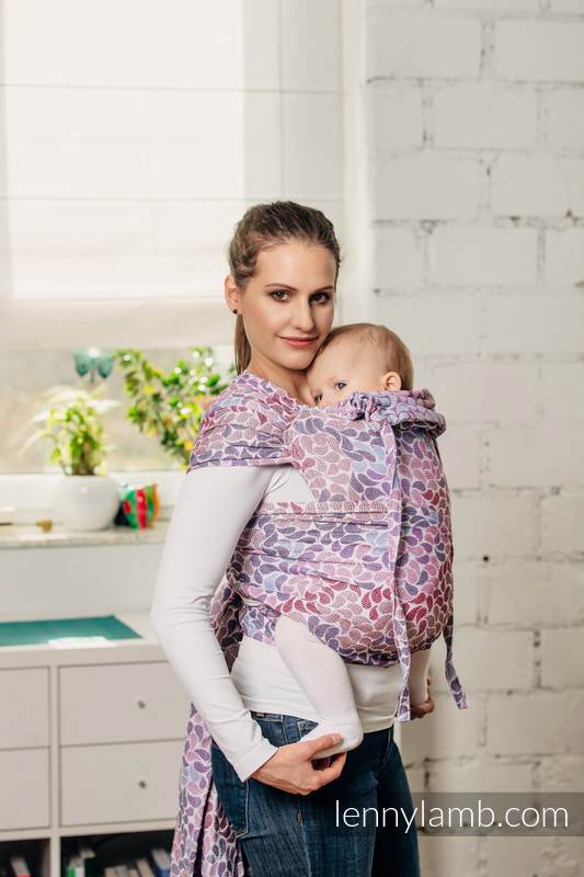 Lenny Lamb - WRAP-TAI carrier Toddler with hood/ jacquard twill / 100% cotton / COLORS OF FANTASY WRAP TAI COLORS OF FANTASY