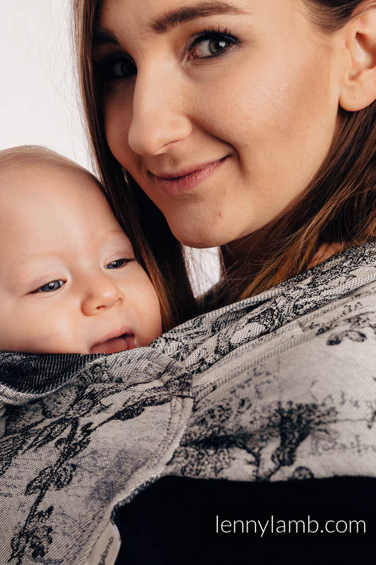 Lenny Lamb - WRAP-TAI carrier Toddler with hood/ jacquard twill / 100% cotton / HERBARIUM ROUNDHAY GARDEN WRAP TAI HERBARIUM ROUNDHAY GARDEN